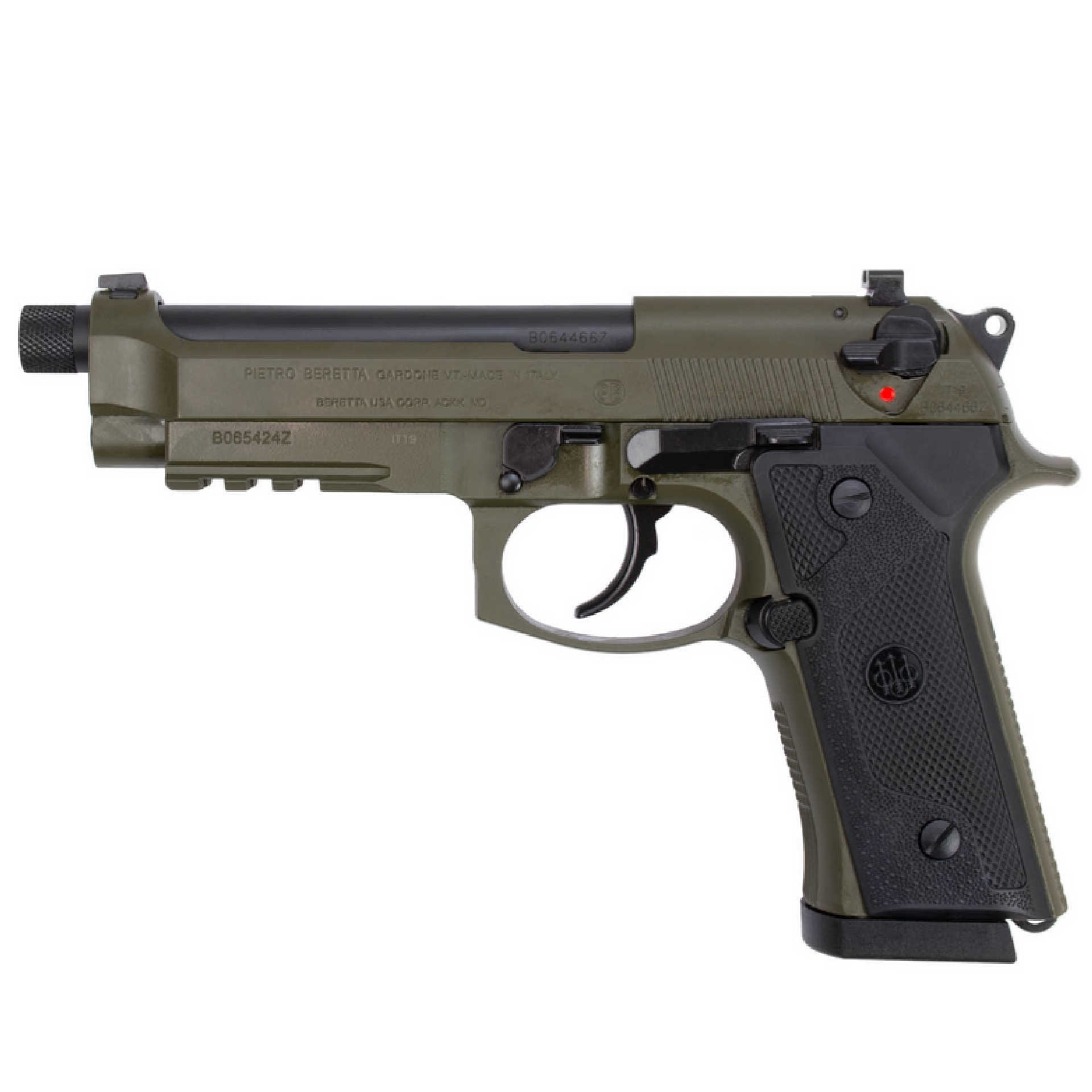 Пистолет с 3 пълнителя Beretta M9A3 ATS Green 9x19 17з • ТОП Цена от ...