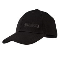Черна шапка с козирка на финландската фирма Sako