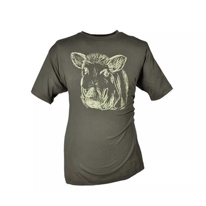 Тениска Hubertus Wild Boar Head Green